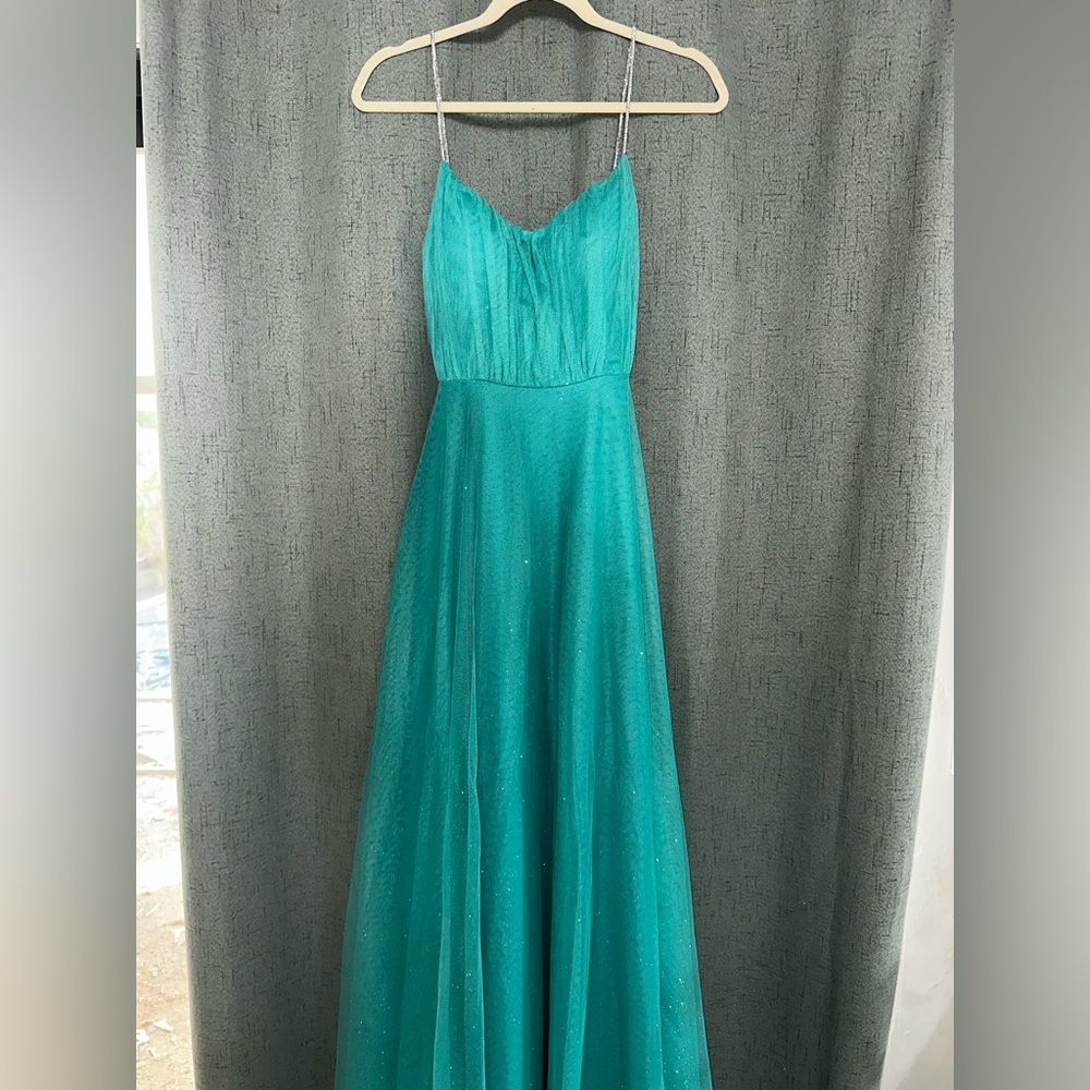 City Studio Turquoise Gown
